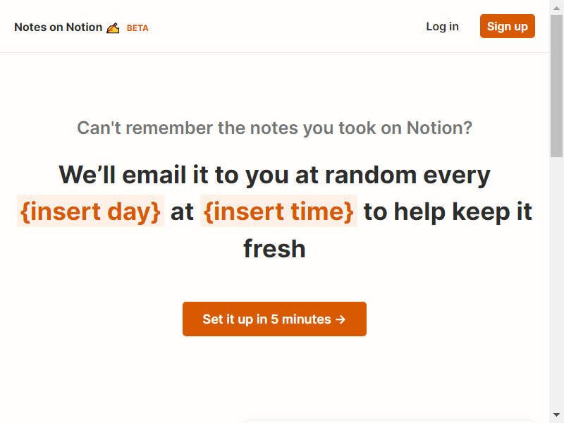 Notes on Notion
